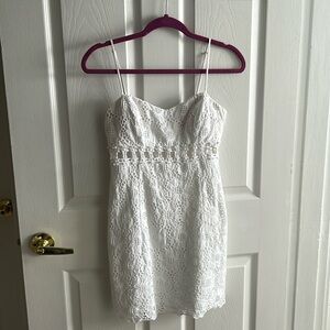 Women’s Lily Pulitzer white eyelet summer dress